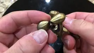 Trinity Hanayama Cast Metal Puzzle Solution Super Detailed