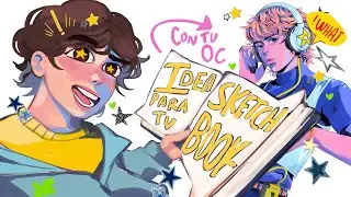 How to FILL your Sketchbook with your OCs 🎨🔥 | 3 Easy and Creative Ideas #5 ft EBAC