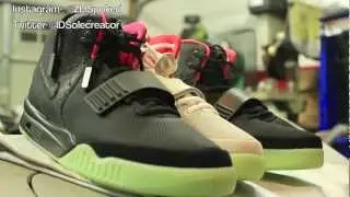 Authentic Air Yeezy 2 vs Replica Air Yeezy 2 (Please watch)