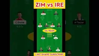 ZIM VS IRE PREDICTION | ZIM VS IRE DREAM11 TEAM | ZIMBABWE VS IRELAND DREAM11 TEAM T20 WORLD CUP.