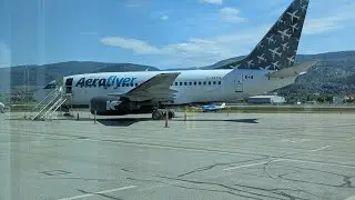 Jagmeet Singh's chartered jet departing Penticton BC CYYF