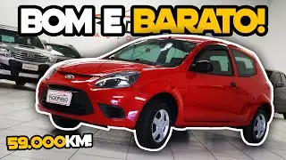 Um EXCELENTE CARRO BARATO, ECONÔMICO e MUITO CONFIÁVEL! Ford KA 1.0 2013 com APENAS 59.000KM!