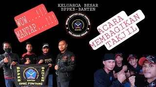 Silaturahmi Di BPPKB BANTEN || DPAC PONTANG mengadakan pembagian ta'zil.