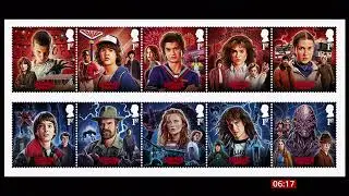 Stranger Things stamps are issued by Royal Mail (UK) 6/Jan/2026