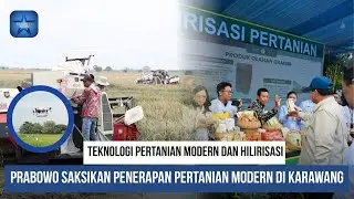 Presiden Prabowo Tinjau Teknologi Pertanian Modern dan Hilirisasi di Panen Raya Karawang