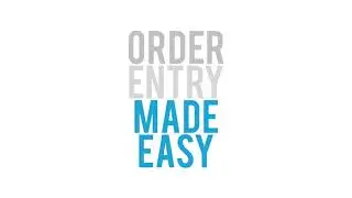 Order Entry