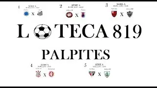 PALPITES LOTECA 819