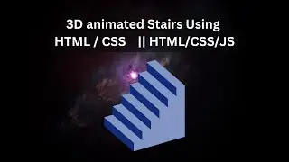 3D Stairs Using HTML & CSS || 3D Stairs Dynamically Using JavaScript