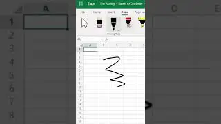 Draw Tab in Excel