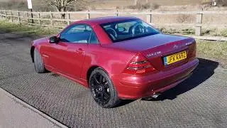 MERCEDES SLK R170 UPGRADED ROOF UP 360 WALK ROUND