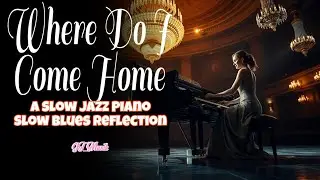 Where Do I Come Home | A Slow Jazz Piano & Slow Blues Reflection 