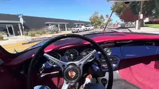 1965 Porsche 356SC Cabriolet Bali Blue - European Collectibles - Video