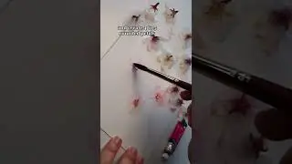 Easy Cherry Blossom tutorial #watercolorflowers #painting  #art #arttherapy #shorts