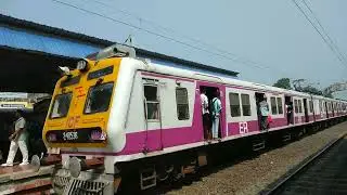 Amazing Colorful Local Train Arriving At Barasat Station। Tren #train #railway #sound