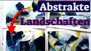 Abstrakt malen und den Sinn entdecken