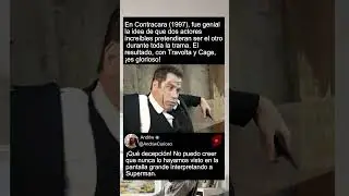 En Contracara (1997), Nicolas Cage y Travolta estuvo...