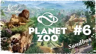 Planet Zoo Sandbox EP.6 (Speed x4) | ซาฟารีรวมสัตว์ 8 ชนิด~ พื้นสวนสั่น แต่มือพี่ยังวางต่อค่ะ 🐘🦓🛠️