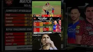 🔥 RCB vs SRH High Scoring Thriller | Kohli-Du Plessis Blast but SRH Win IPL 2024 Match 🔥 #viratkohli