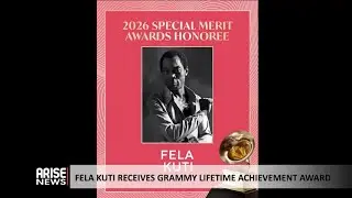 FELA KUTI RECEIVES GRAMMY LIFETIME ACHIEVEMENT AWARD