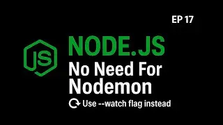 No Need for Nodemon 😲 | Auto Refresh Node.js App Like a Pro | Node JS Tutorial | Node JS Course 