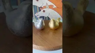 Silver or Gold? Which one do you choose?Two little birds,silver like the 🌙,gold like the ☀️