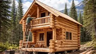 Man Builds an Off-Grid Log Cabin in Alaska | Start to Finish by @ThisIsMyAlaska