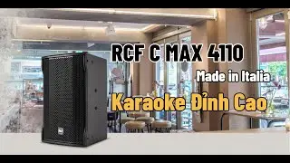 Loa RCF C MAX 4110 áp suất âm thanh ổn định ngay cả ở mức âm lượng lớn