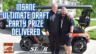 This Golf Cart is INSANE! Bengals Fan's Unbelievable Draft Party Prize Delivered!