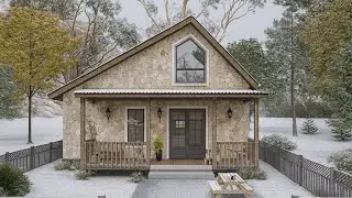 12' x 30' (3.5 x 9 Meters) Cozy Nature Retreat with Rustic Design | Exploring Tiny House