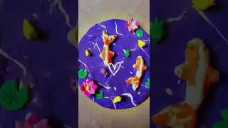 fish model with clay