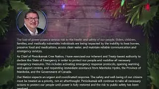 Chief Address ( Chief David Monias ) DEC 29, 2025  Hydro Outage