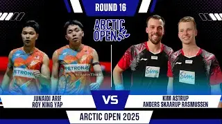 Junaidi ARIF/Roy King YAP vs Kim ASTRUP/Anders Skaarup RASMUSSEN | AO 2025 Badminton