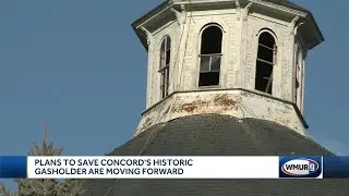 Plans to save Concord's historic gasholder building are moving forward