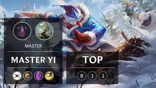 Master Yi Top vs Heimerdinger - KR Master Patch 9.3