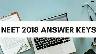 Neet- 2018 answer key