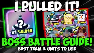 I PULLED THE 0.016% PRISMATIC + New Best Boss Battle Team!