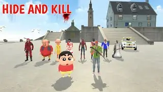 Jack Play Hide & Kill With All Friends in Free Fire Map 😱 in Indian Theft Auto 💥🥰