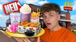 20 NEUE PRODUKTE😳 Ich teste ALLE FOOD NEUHEITEN bei MC DONALDS🍟 | Jan