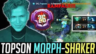When Best MORPHLING player do the MORPH-SHAKER Combo - TOPSON Master Tier RAMPAGE! DOTA 2