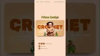 crochet brand website UI