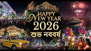 Kolkata Lights Up! ✨ Magical New Year Night Drive 2026 🚗💨