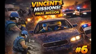 VINCENT&rsquo;S FINAL MISSION #6 😱 | Disorganized Crime ENDING | GTA Online Cop Chase 🔥🚔