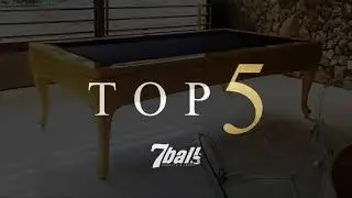 TOP 5 MESAS DE SINUCA MAIS LUXUOSAS DO BRASIL