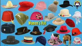 Women's Hat Vocabulary | Women's Hats Name In English | Easy English Learning Process