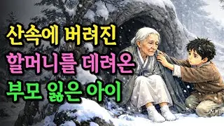 산에서 얼어 죽어가던 할머니를 구한 12살 고아 소년, 그 할머니의 정체는? | 야담 옛날이야기 오디오북 수면동화 전설 민담