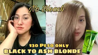 TIPID DIY HAIR COLOR ASH BLONDE | NO BLEACH !!