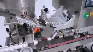 Candy soft gel tablets gummy screws counting filling machine capping machine labeling machine 