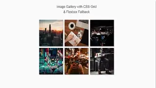 Create photo Gallery in html and css3 | Responsive image gallery | using grid