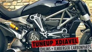 Ducati XDiavel S TuneUp with &Ouml;hlins suspension and Ilmberger Carbonparts