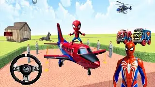 INDIAN THEFT AUTO SIMULATOR BLACK SPIDER MAN FIGHT POLICE 🚓🚓🚓